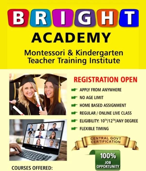 Bright Academy Montessori - certificate presentation
